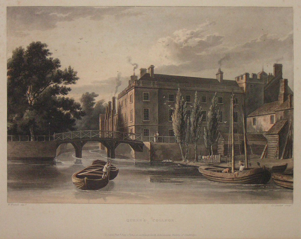 Aquatint - Queen's College - Stadler